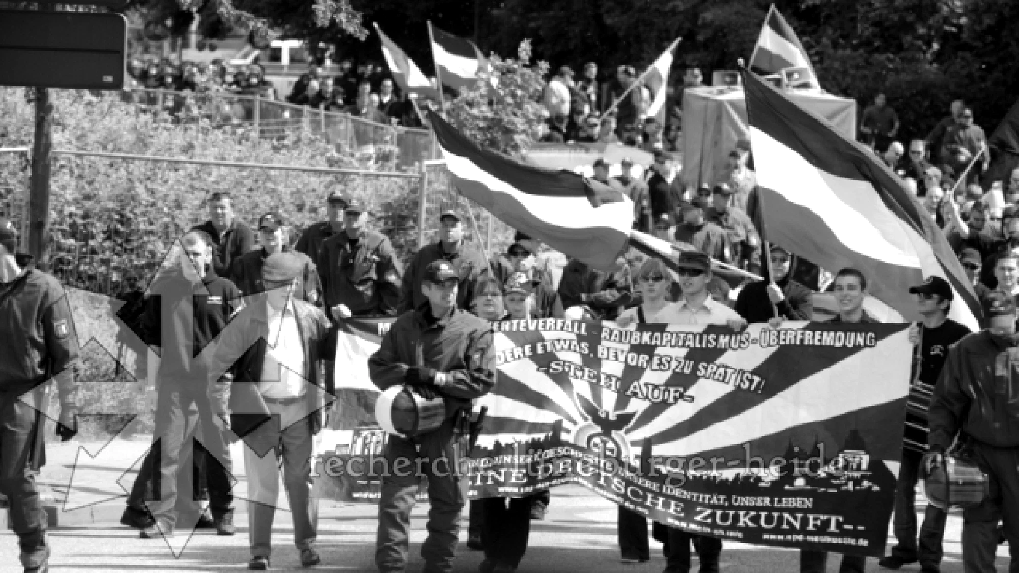 06.06.2009 / Pinneberg: Neonaziaufmarsch mit rund 190 Teilnehmer_innen