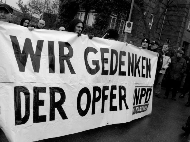 Neonazi- Demonstration in Lübeck