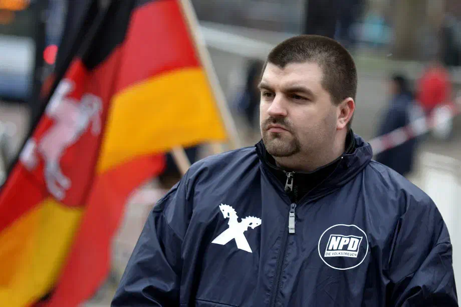 NPD Kundgebung in Stade