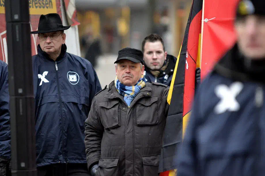 NPD Kundgebung in Stade