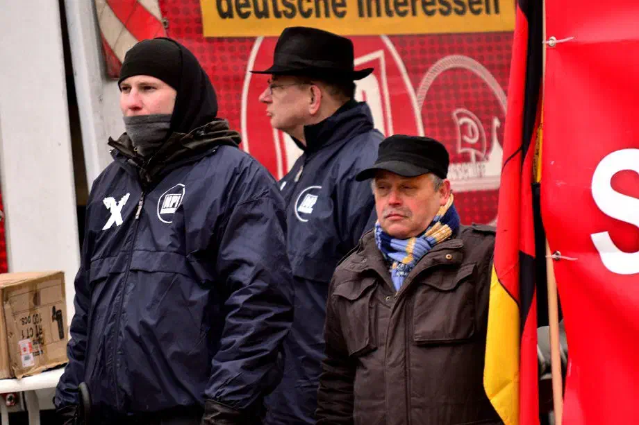 NPD Kundgebung in Stade