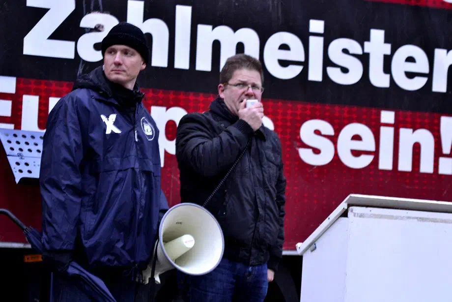 NPD Kundgebung in Stade