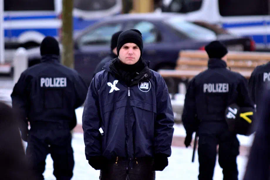 NPD Kundgebung in Rotenburg Wümme