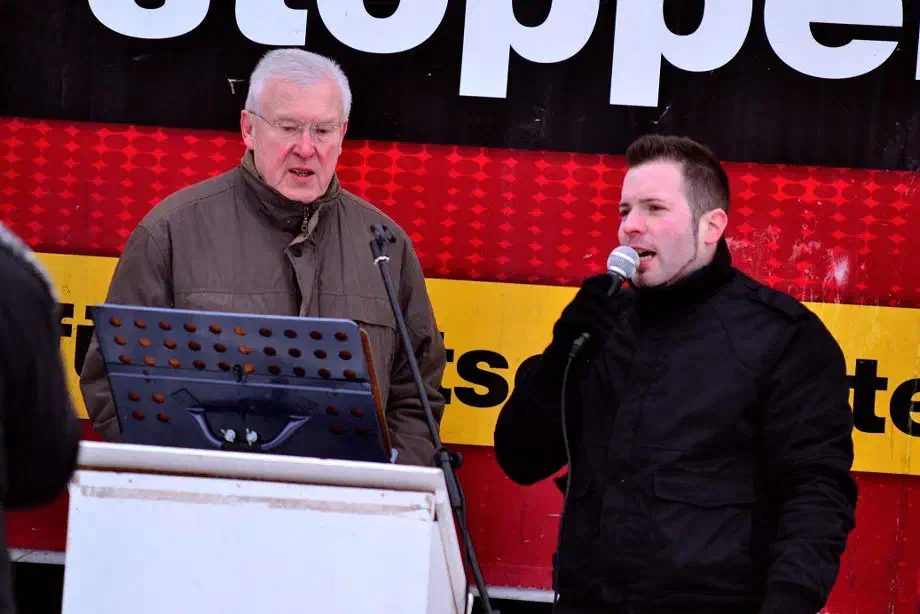 NPD Kundgebung in Rotenburg Wümme