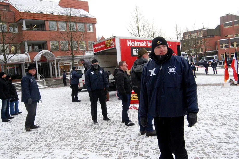 NPD Kundgebung in Rotenburg Wümme