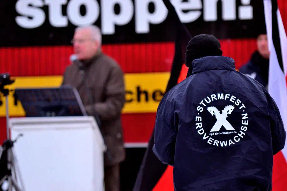 NPD Kundgebung in Rotenburg Wümme