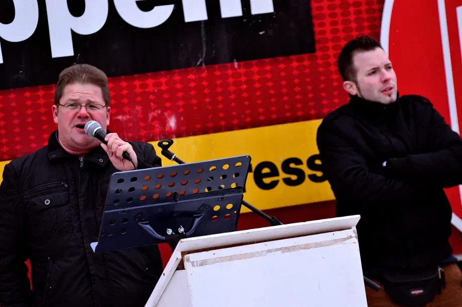 NPD Kundgebung in Rotenburg Wümme
