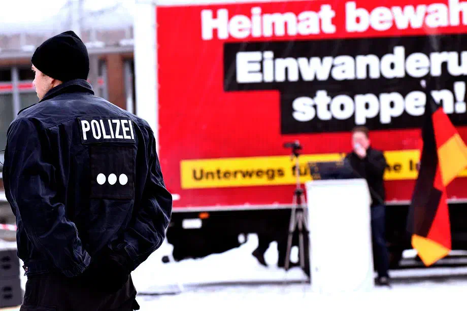 NPD Kundgebung in Rotenburg Wümme