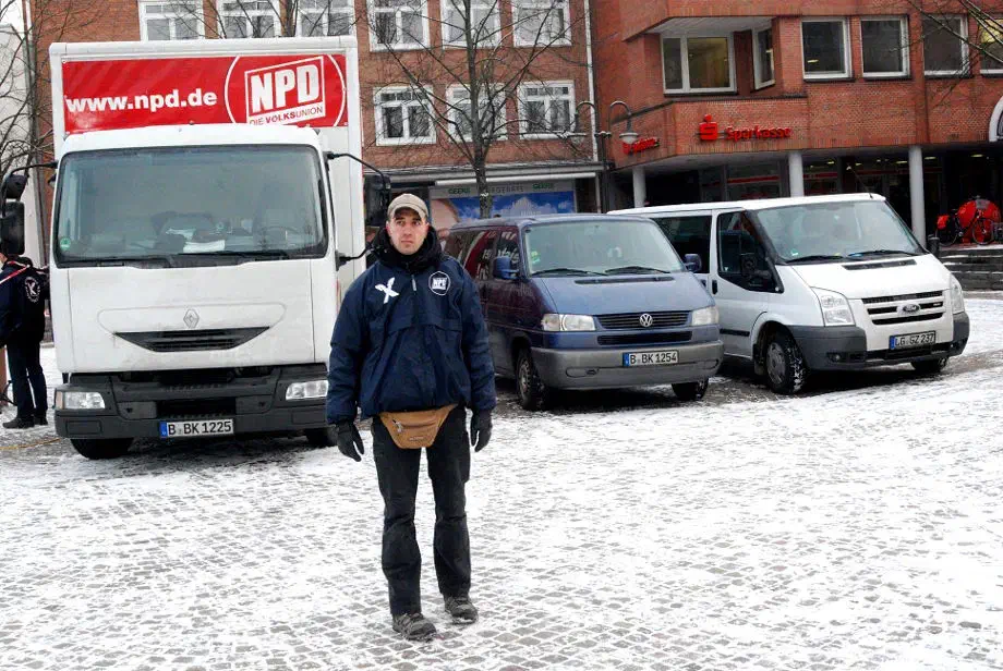 NPD Kundgebung in Rotenburg Wümme