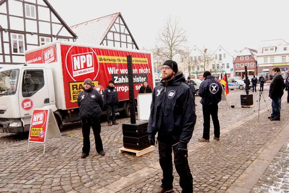 NPD Kundgebung in Verden