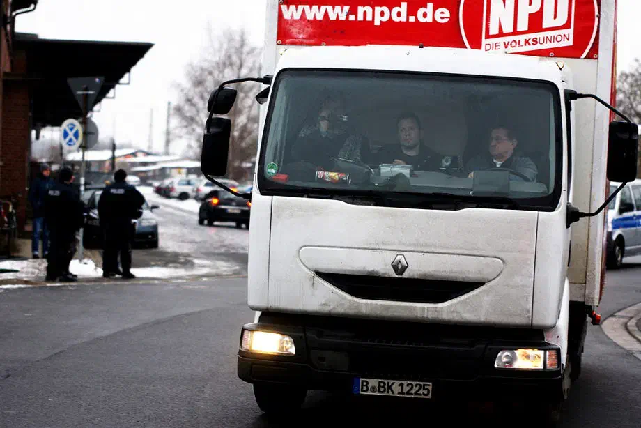 NPD Kundgebung in Lüneburg
