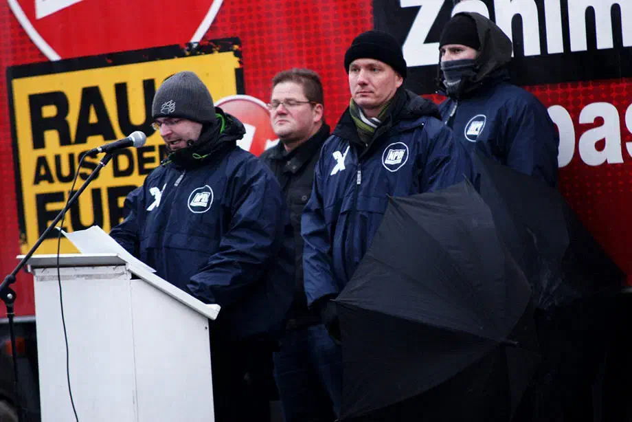 NPD Kundgebung in Lüneburg