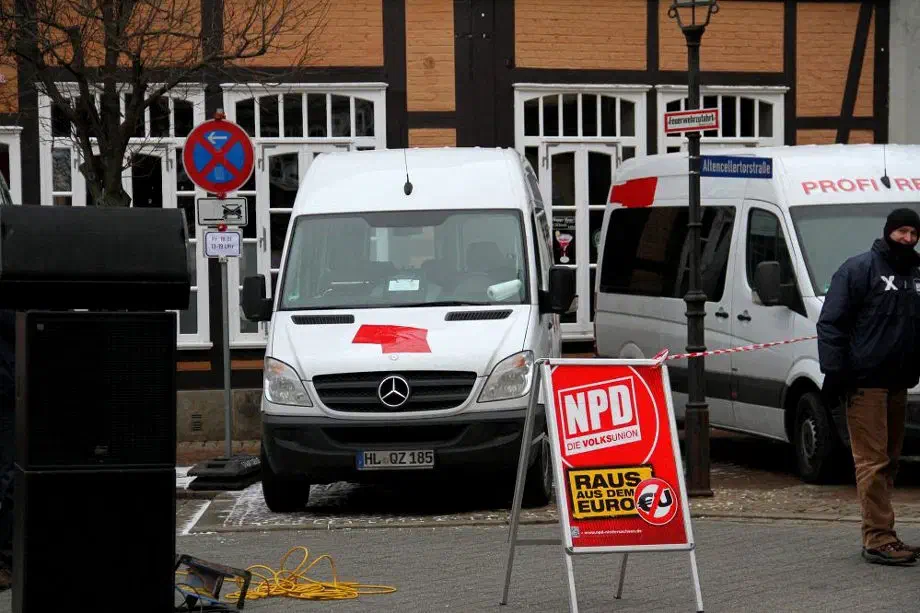NPD Kundgebung in Celle