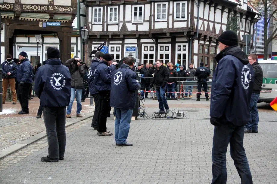 NPD Kundgebung in Celle
