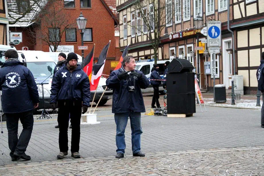 NPD Kundgebung in Celle