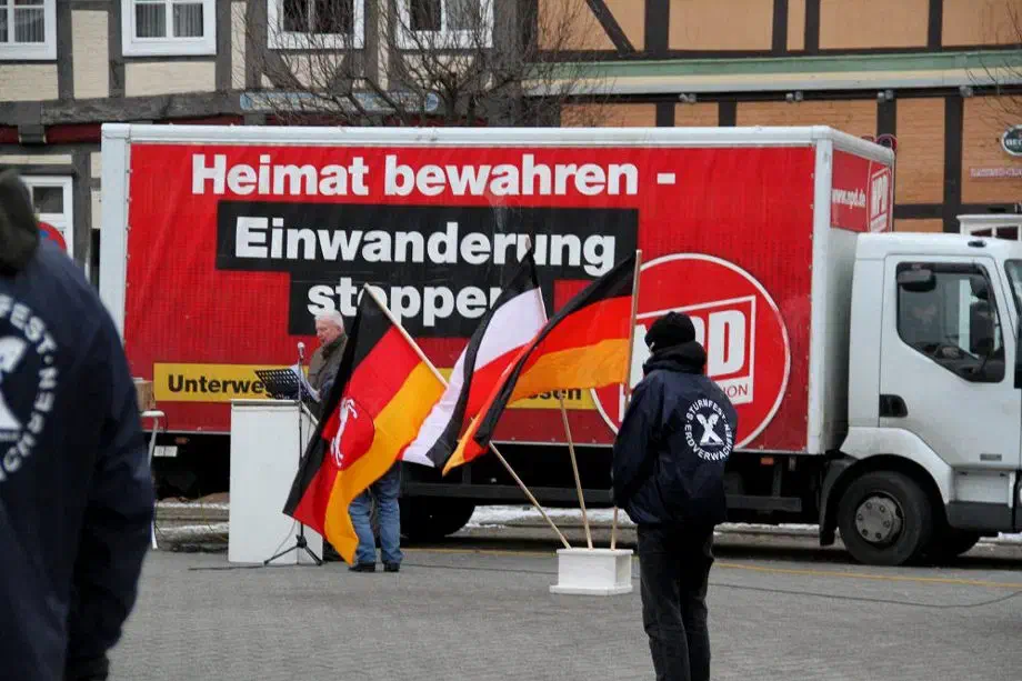 NPD Kundgebung in Celle