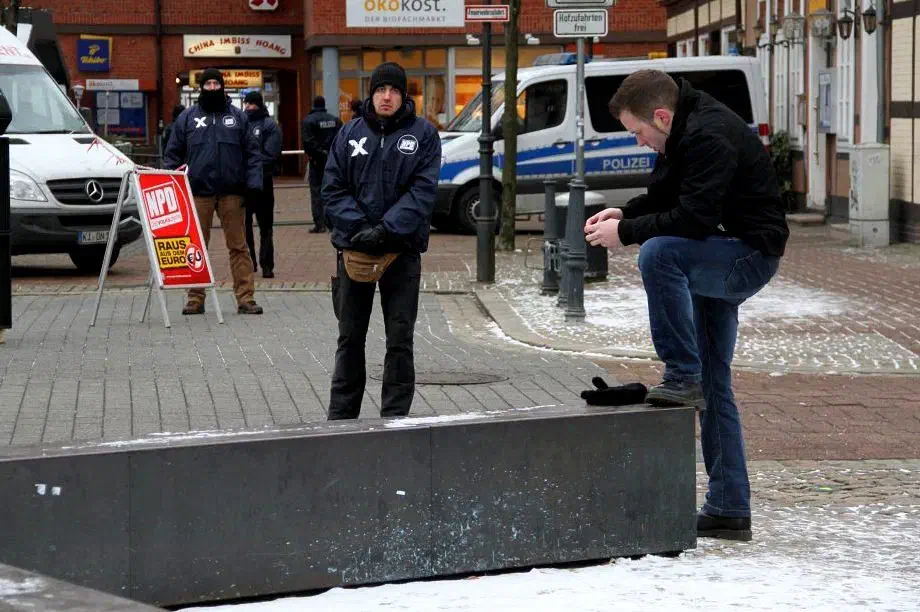 NPD Kundgebung in Celle