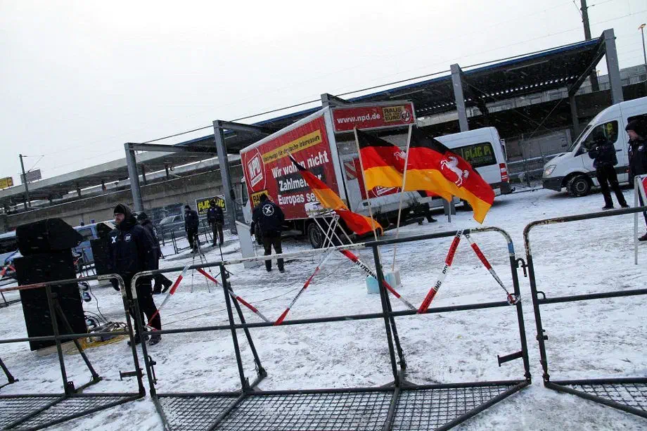 NPD Kundegbung in Hannover