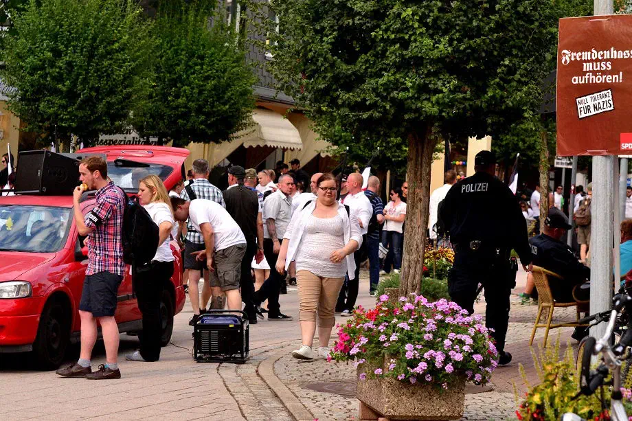 Neonaziaufmarsch in Bad Nenndorf