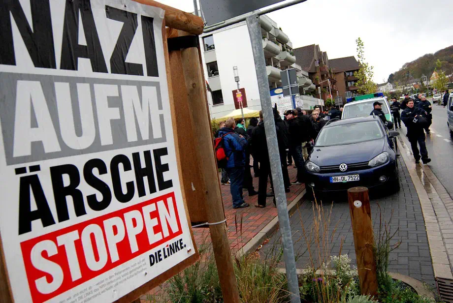 Kundgebung und Aufmarsch in Bad Nenndorf