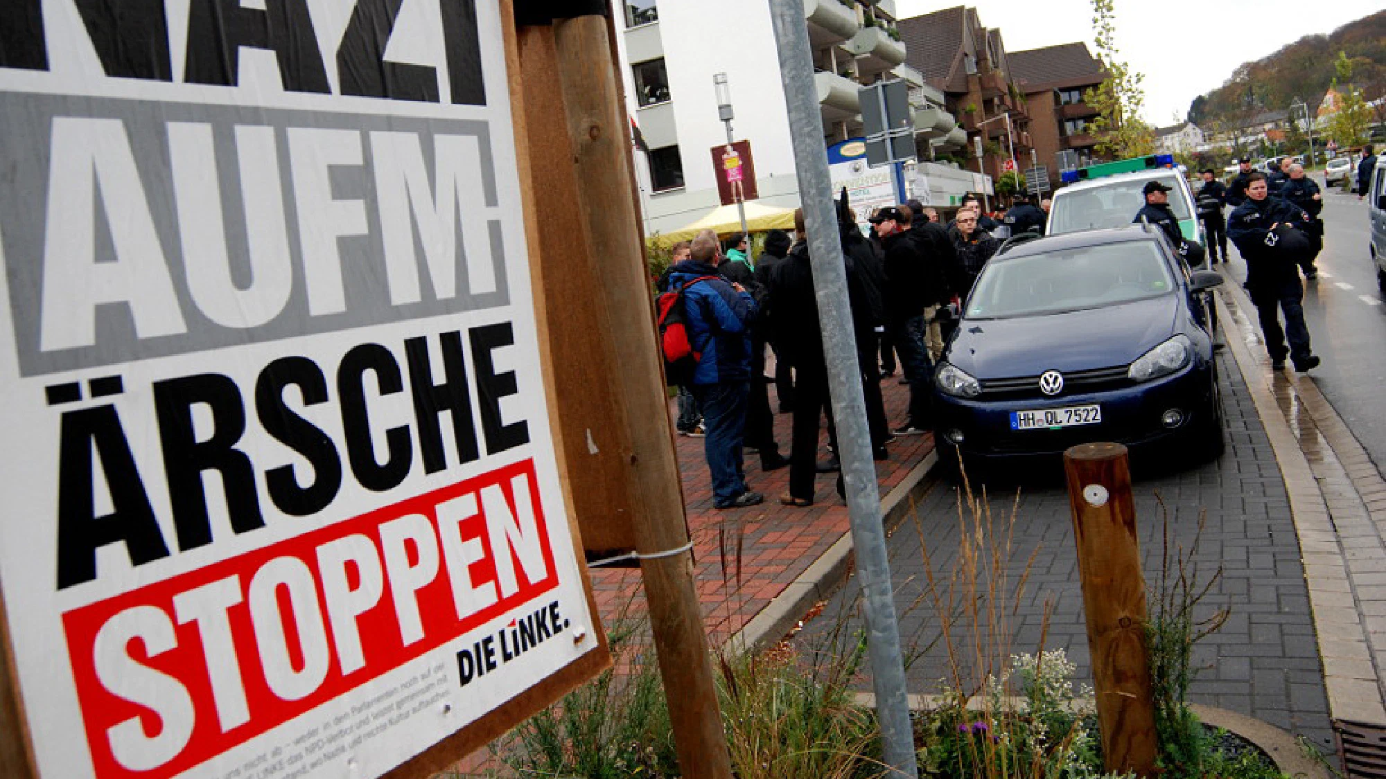 Kundgebung und Aufmarsch in Bad Nenndorf