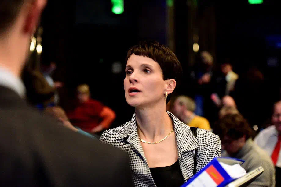 Frauke Petry, seit dem Jahr 2013 ist sie eine von drei AfD-Parteisprechern und Vorsitzende der AfD-Sachsen
