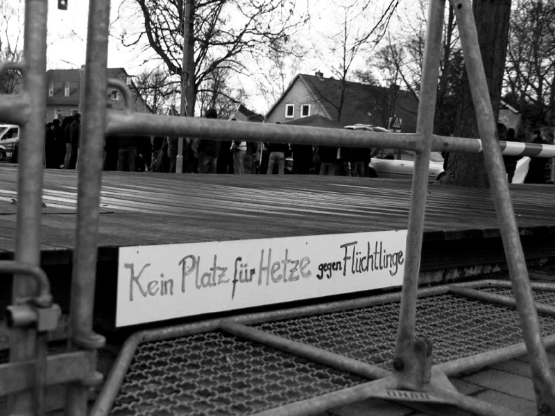 Kundgebung der BRAGIDA in Braunschweig