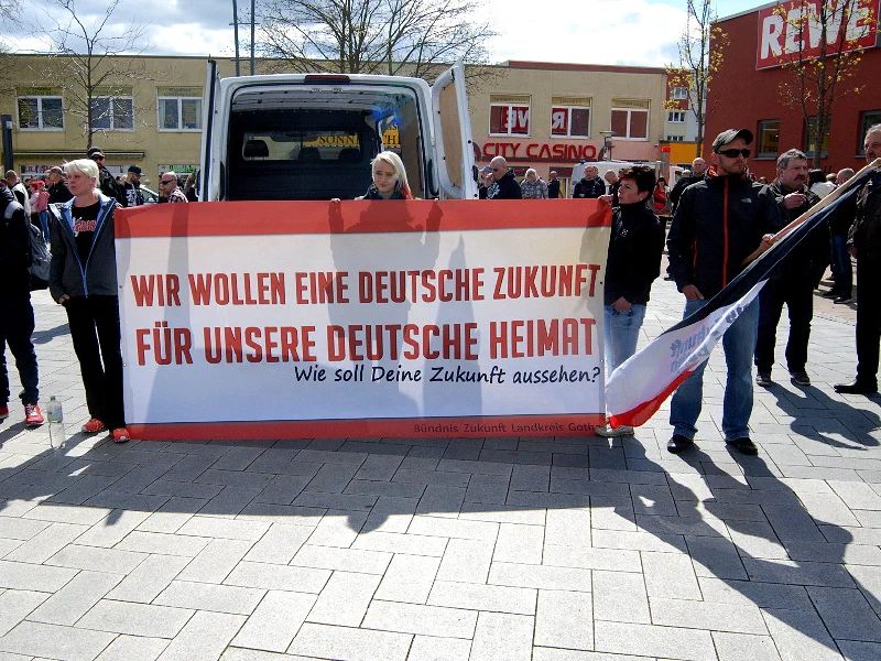 Neonaziaufmarsch in Gotha