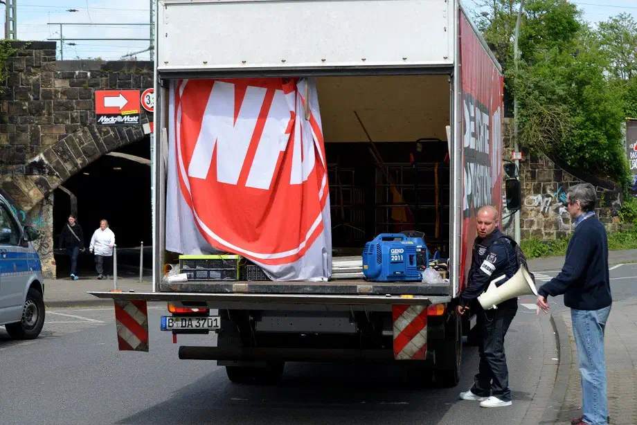 1. Mai Demonstration der NPD in Mönchengladbach