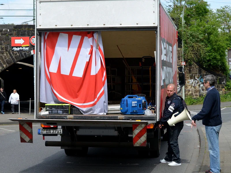 1. Mai Demonstration der NPD in Mönchengladbach