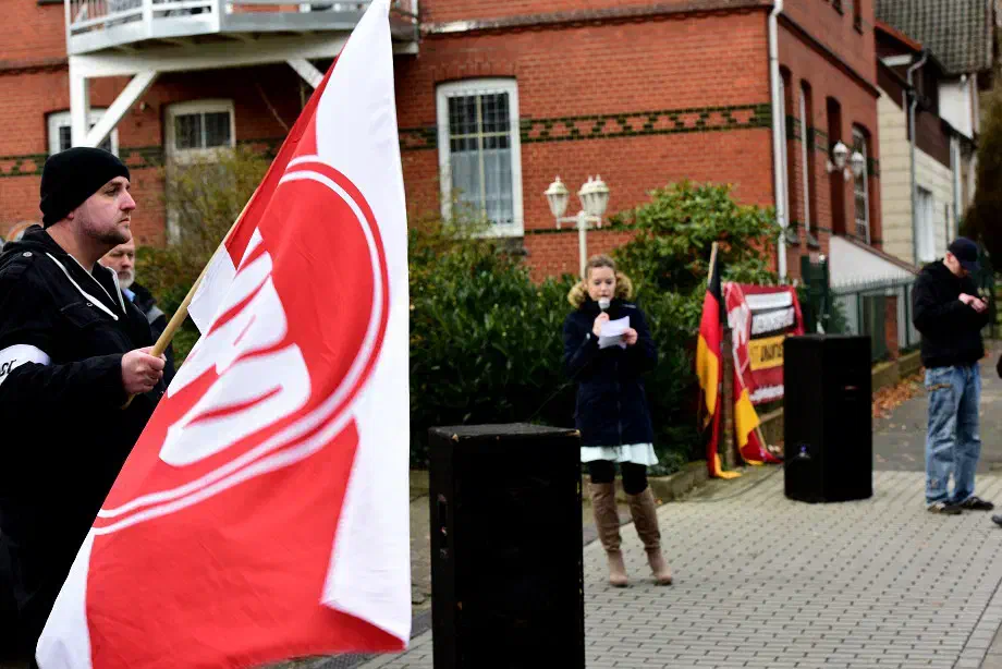 Bei einer weiteren Rednerin handelte es sich um Christina Krieger aus Hannover.
