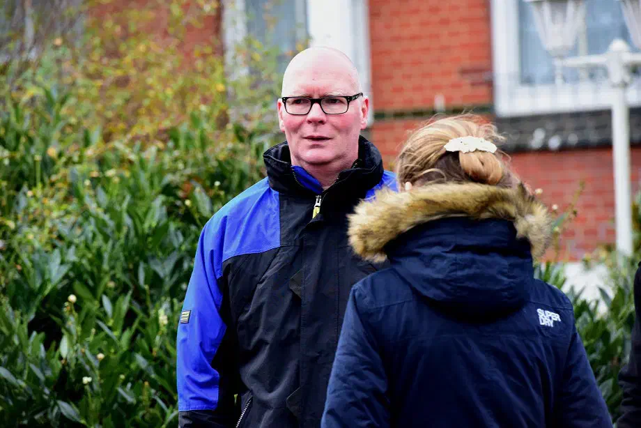 Der Neonaziaktivist Eckard Aden, seines Zeichens Vorsitzender des NPD-Unterbezirks Oldenburg und Kopf der Kameradschaft "Freies Oldenburg".