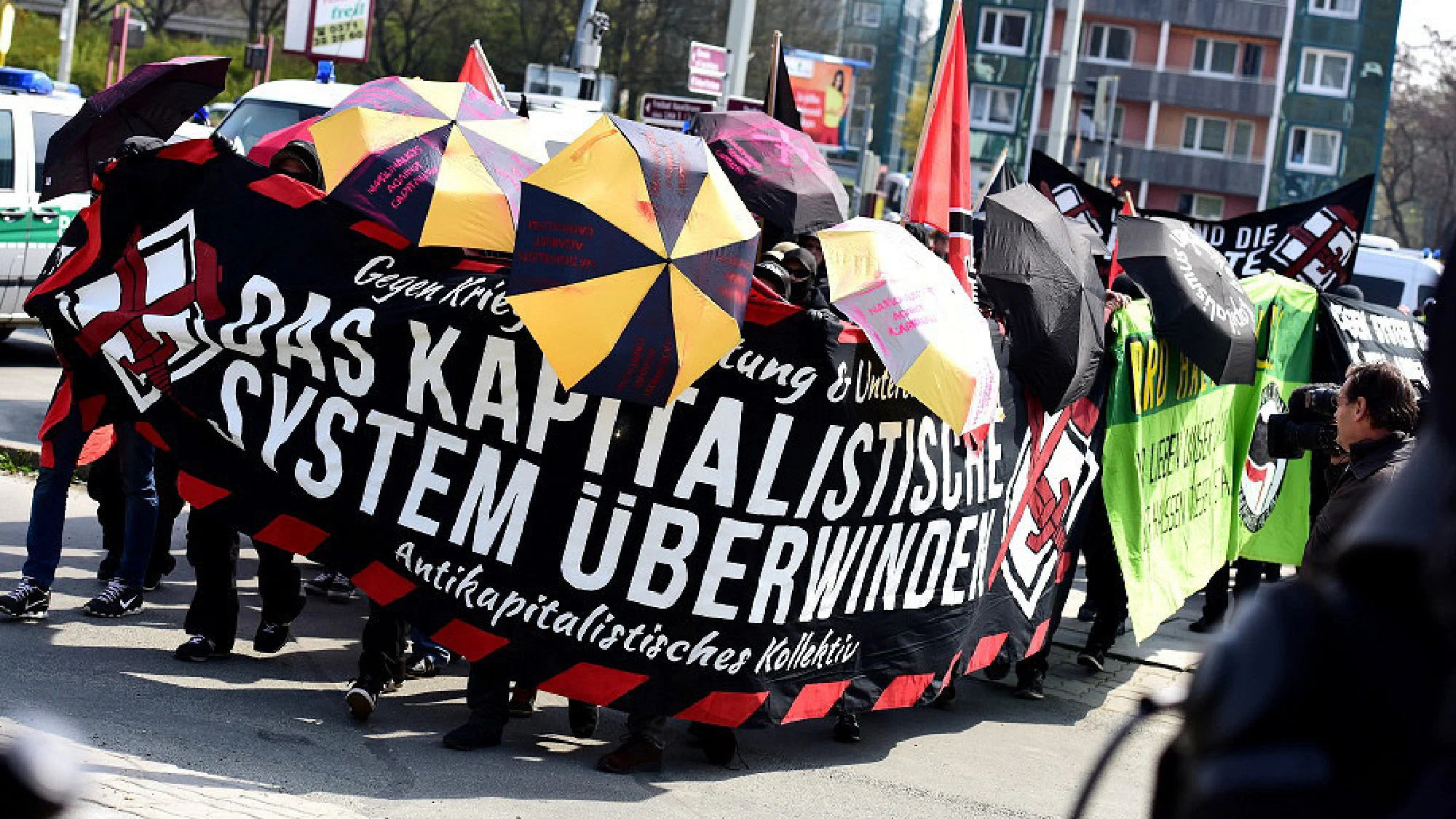 Demonstration vom "III. Weg" in Plauen, Sachsen