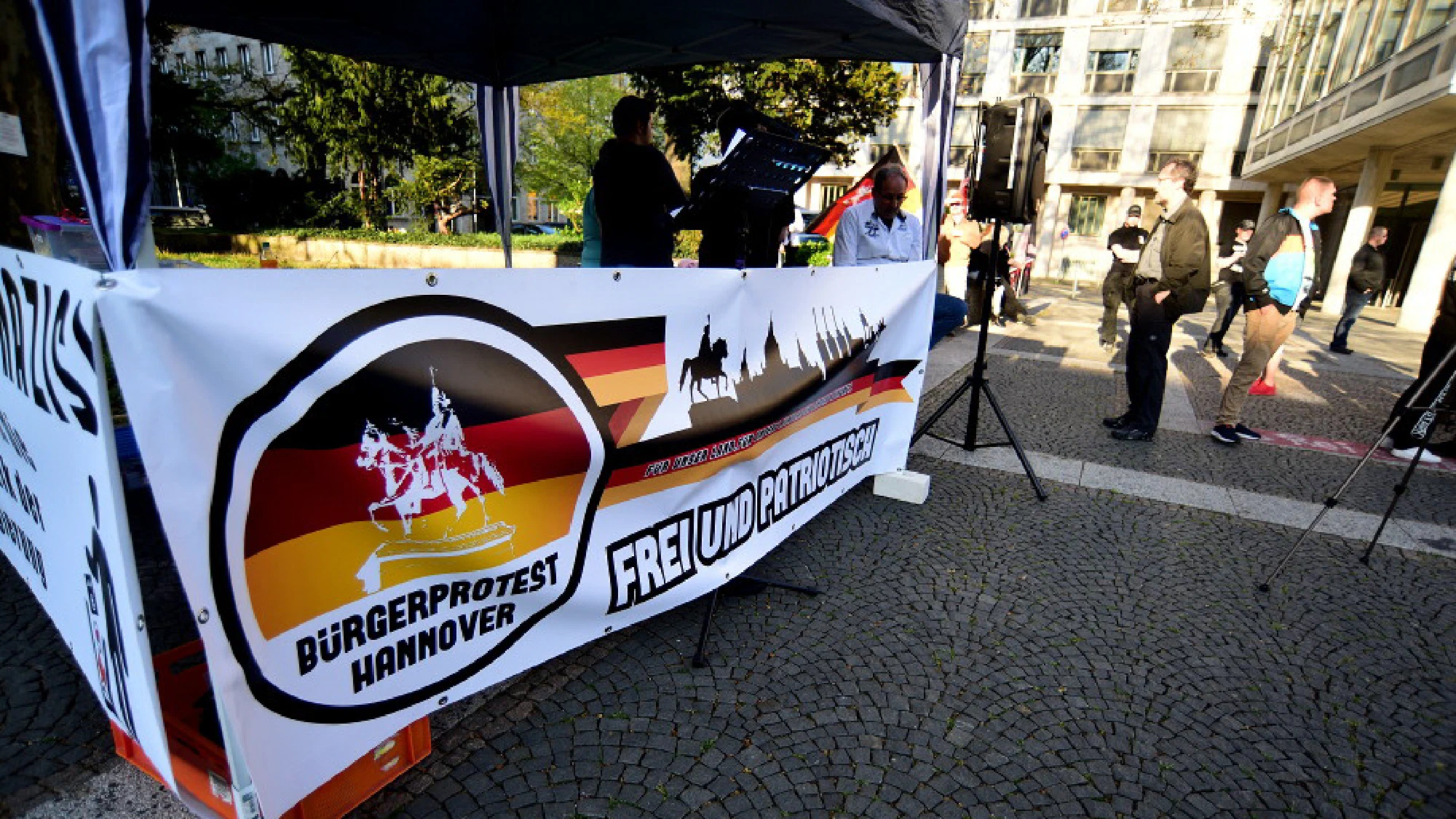 Kundgebung des "Bürgprotest Hannover" (ehemals "PEGIDA Hannover")