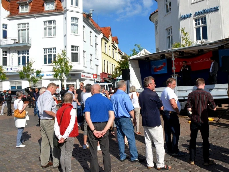Kundgebung der AfD-Niedersachsen in Oldenburg