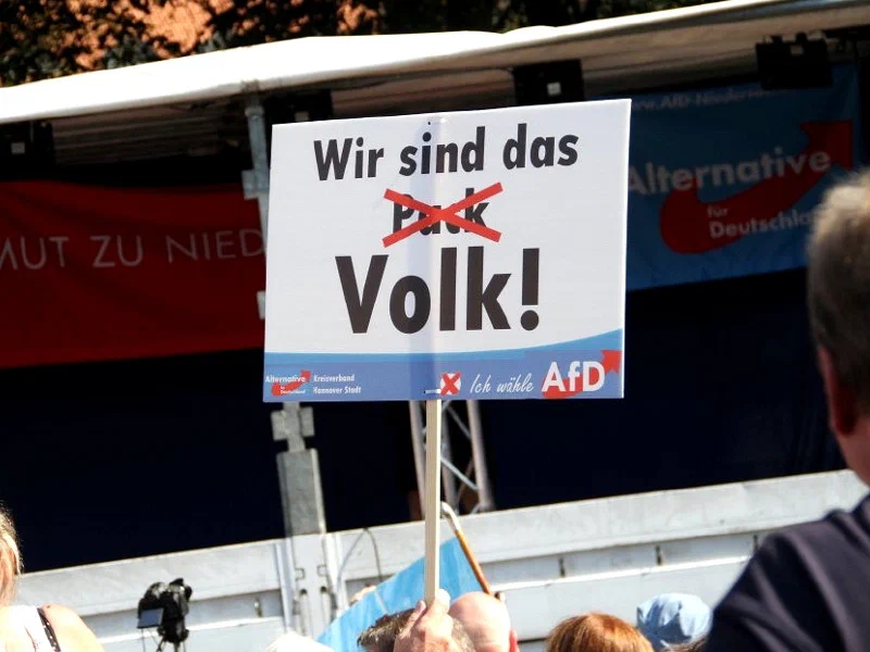 Abschlusskundgebung der AfD-Niedersachsen