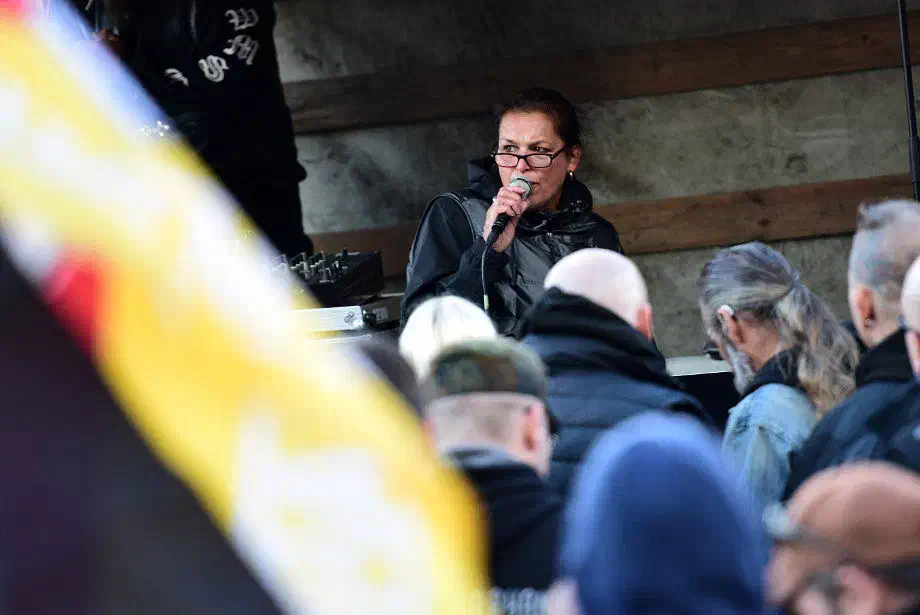 Tatjana Festerling während ihres Redebeitrages