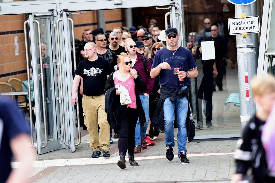 Im Anschluß an die Kundgebung in Göttingen veranstalteten die angereisten Neonazis dann eine "Spontandemonstration" im nahegelegenen Northeim.
