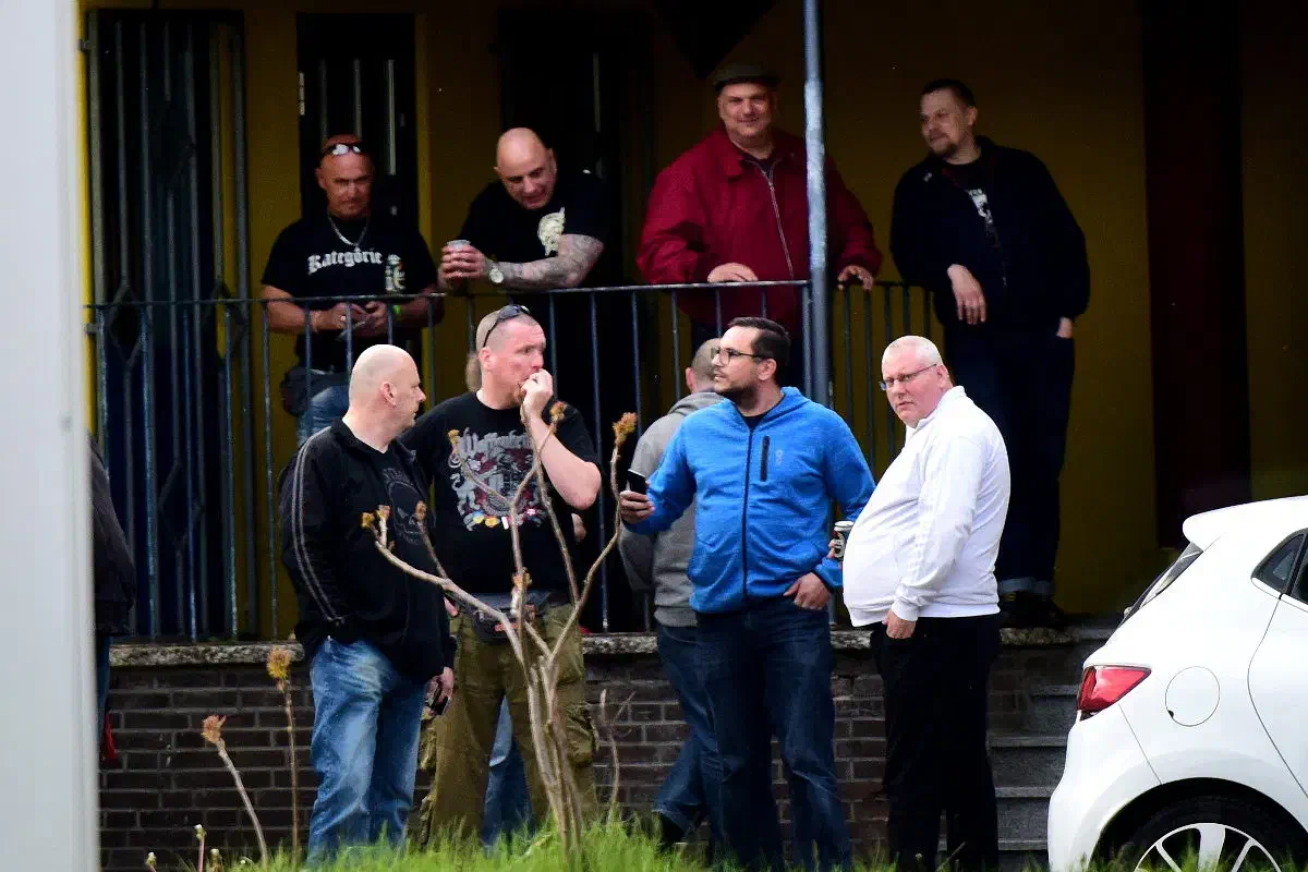 Die anwesenden Mitglieder des "Bandido MC" übernahmen konsequenterweise nicht nur einen Teil der Ausrichtung sondern stellten auch einen Teil der Besucherschaft.