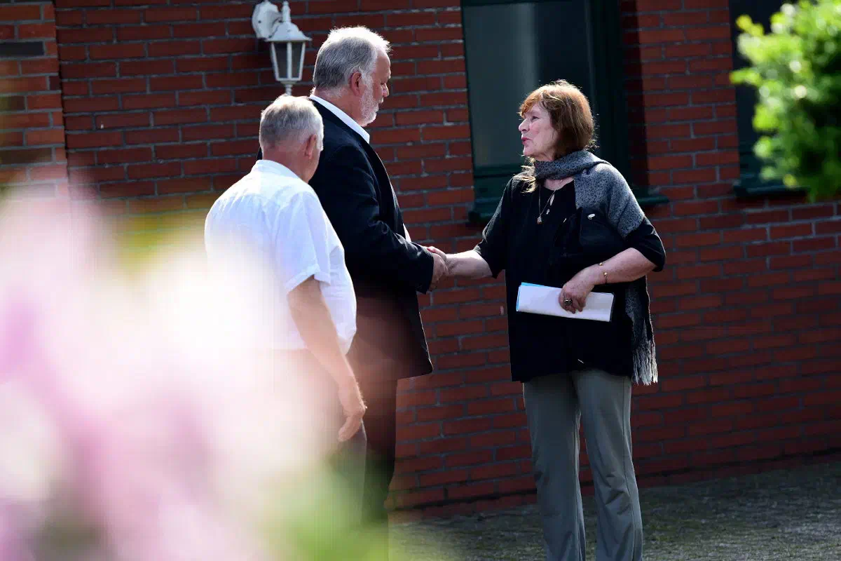 Das NPD-Mitglied Karin Hollack unvermummt.