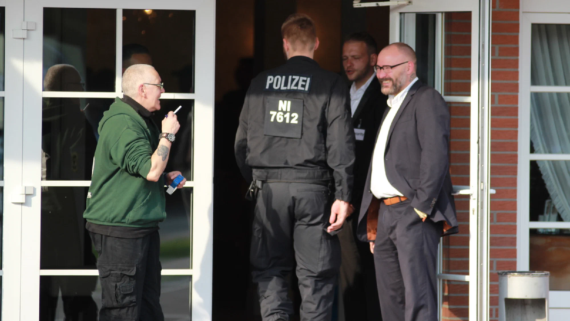 AfD-Wahlkampfveranstaltung in Sage
