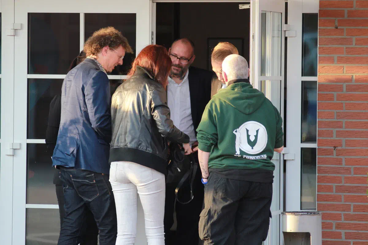 Eigens für die Veranstaltung wurde ein Securitydienst angestellt...