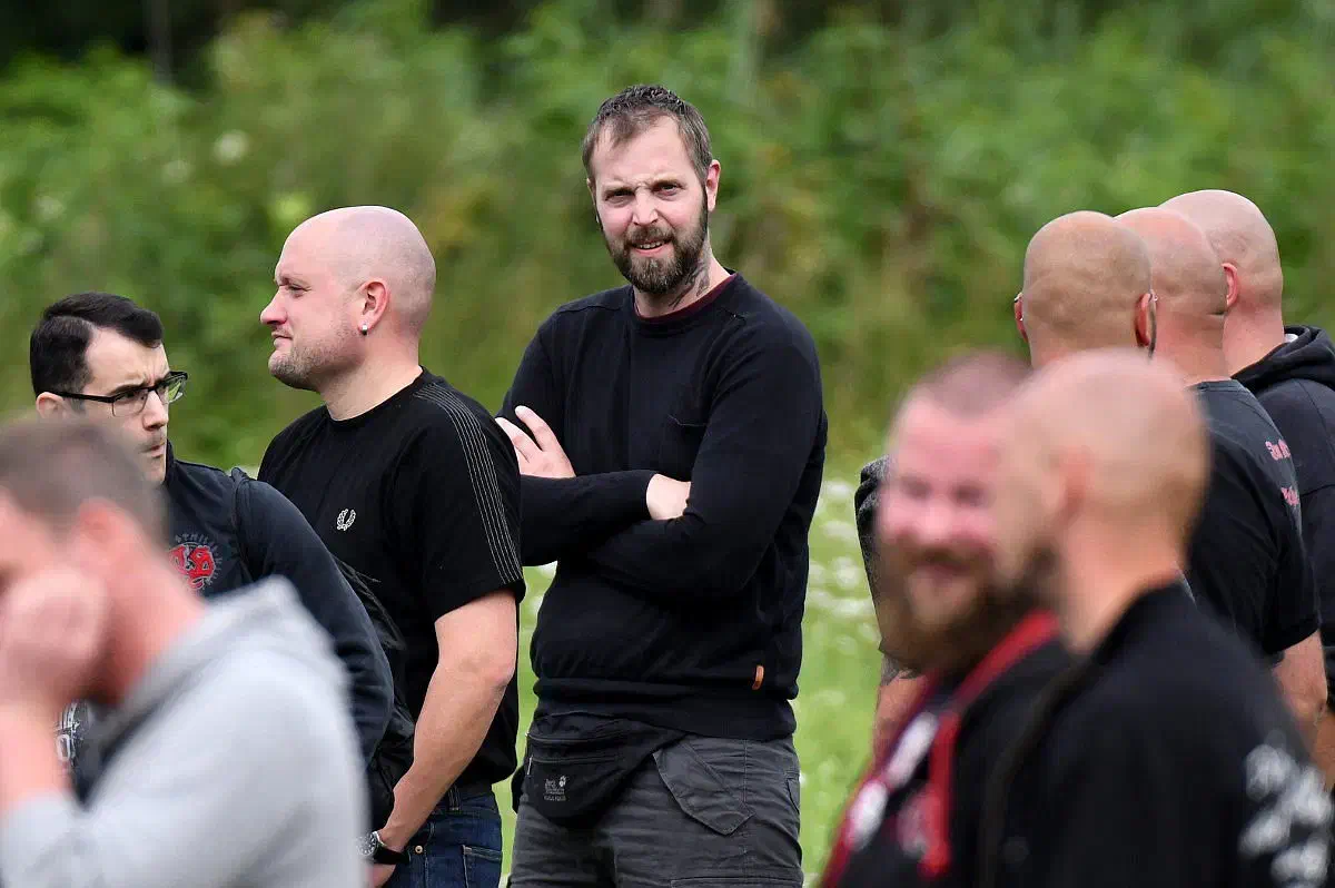 Markus Winter (hier am 15.07.2017 im thüringischen Themar) gilt als umtriebiger Netzwerker im Hintergrund, der zuletzt auf öffentliche Auftritte weitestgehend verzichtet hat.