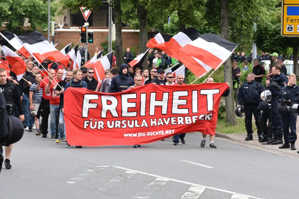 Mitglieder von "Die Rechte Nordrhein-Westfalen" solidarisierten sich erneut mit der inhaftierten Holocaustleugnerin Ursula Haverbeck-Wetzel.
