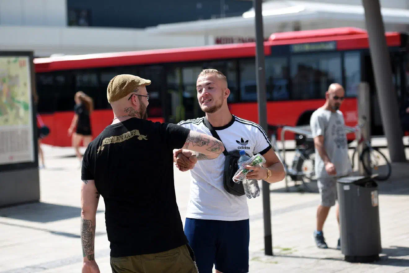 Unter den Anwesenden befand sich auch Lasse Richei von der Braunschweiger Neonazigruppierung „Adrenalin Braunschweig“