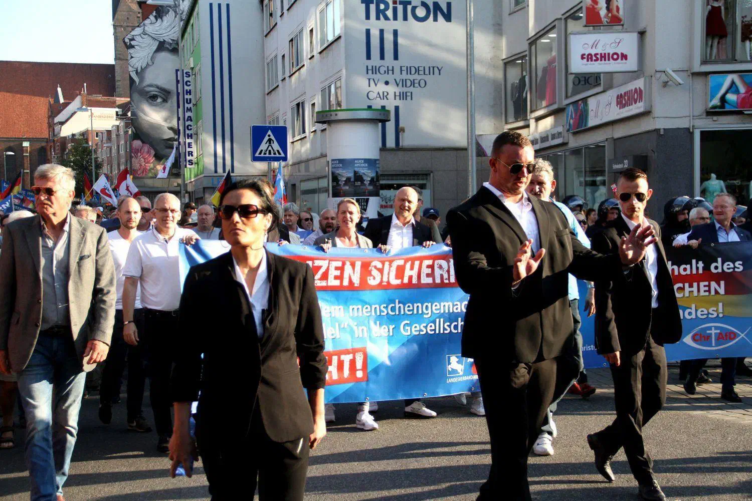 AfD-Demonstration in Hannover