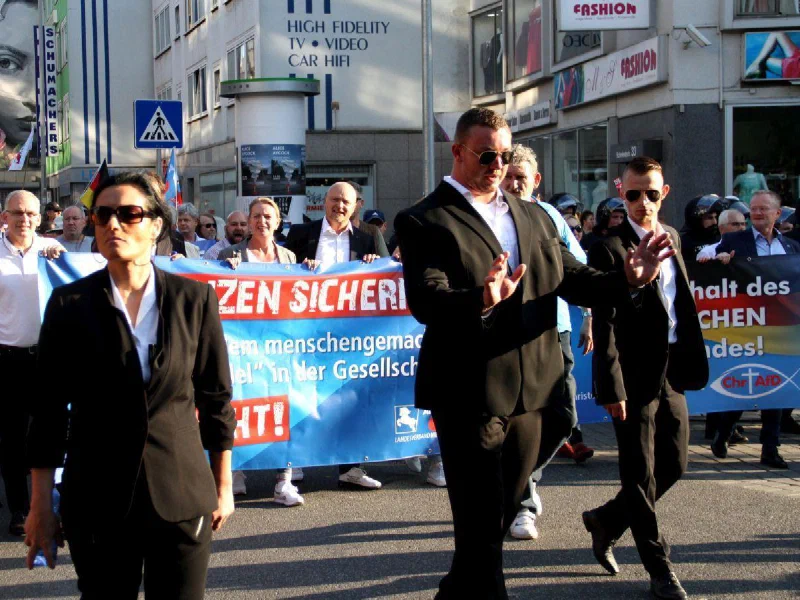 AfD-Demonstration in Hannover
