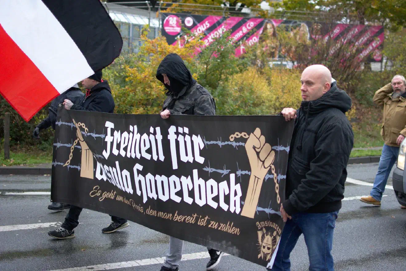 Ebenfalls mit einer kleinen Abordnung vertreten: Die Gruppierung „Amsivaren“ aus dem Emsland.