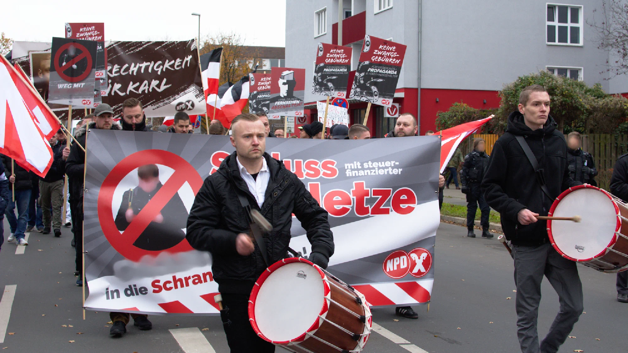 NPD-Demonstration in Hannover