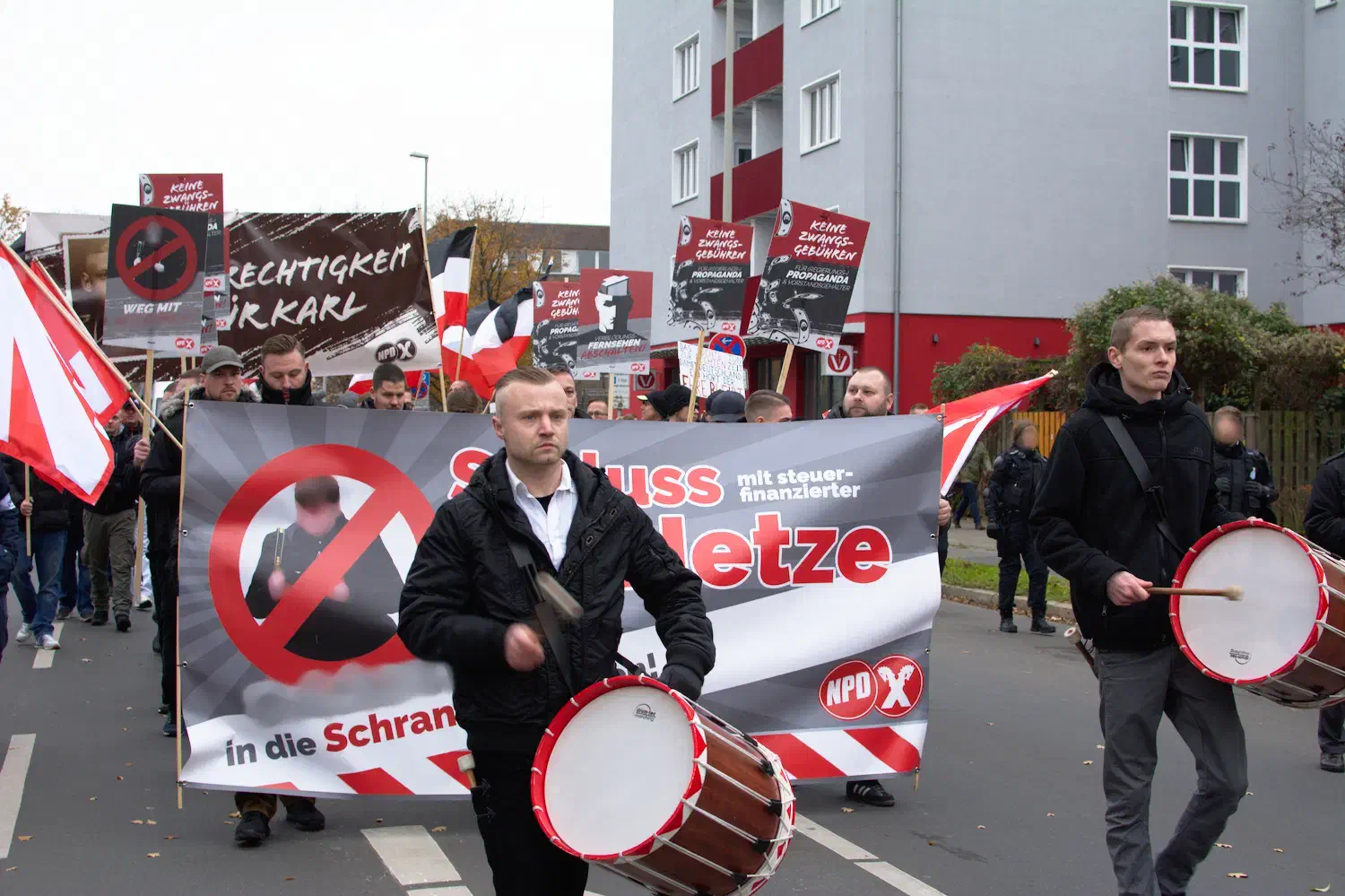 NPD-Demonstration in Hannover